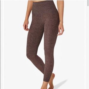 Beyond yoga caught in the midi space dye leggings brown